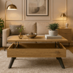 ΤΡΑΠΕΖΙ ΣΑΛΟΝΙΟΥ AVALON ΜΕ ΕΠΙΦΑΝΕΙΑ ΑΠΟ ΜΕΛΑΜΙΝΗ ΣΕ ΜΕΛΙ ΑΠΟΧΡΩΣΗ