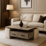 ΤΡΑΠΕΖΙ ΣΑΛΟΝΙΟΥ CALLISTO ΜΕ ΕΠΙΦΑΝΕΙΑ ΑΠΟ ΜΕΛΑΜΙΝΗ ΣΕ ΣΤΑΧΤΙ ΑΠΟΧΡΩΣΗ