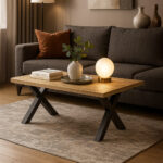 ΤΡΑΠΕΖΙ ΣΑΛΟΝΙΟΥ PEGASO ΜΕ ΕΠΙΦΑΝΕΙΑ ΑΠΟ ΜΕΛΑΜΙΝΗ ΣΕ ΛΑΤΕ ΑΠΟΧΡΩΣΗ