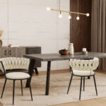 Σέτ Τραπεζαρίας York Με 4τμχ Καρέκλες Alkia