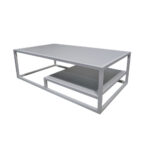 ΤΡΑΠΕΖΙ ΣΑΛΟΝΙΟΥ HIDDY ΜΕ ΕΠΙΦΑΝΕΙΑ ΑΠΟ ΠΛΑΚΑΚΙ ΣΕ ΟΨΗ ΛΕΥΚΟΥ ΜΑΡΜΑΡΟΥ - Image 4