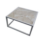 ΤΡΑΠΕΖΙ ΣΑΛΟΝΙΟΥ SIMPLY ΜΕ ΕΠΙΦΑΝΕΙΑ ΑΠΟ ΠΛΑΚΑΚΙ ΣΕ ΟΨΗ ΛΕΥΚΟΥ ΜΑΡΜΑΡΟΥ ΜΕ ΜΠΕΖ-ΚΑΦΕ ΝΕΡΑ - Image 3