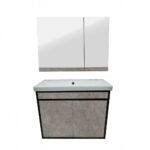 ΕΠΙΠΛΟ ΜΠΑΝΙΟΥ K540-SENSA 70 cm ΣΕ ΟΨΗ ΣΚΟΥΡΟ ΤΣΙΜΕΝΤΟ - Image 2