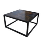 ΤΡΑΠΕΖΙ ΣΑΛΟΝΙΟΥ SOLACE ΜΕ ΕΠΙΦΑΝΕΙΑ ΑΠΟ ΠΛΑΚΑΚΙ ΚΑΙ ΜΕΤΑΛΛΙΚΗ ΒΑΣΗ - Image 2