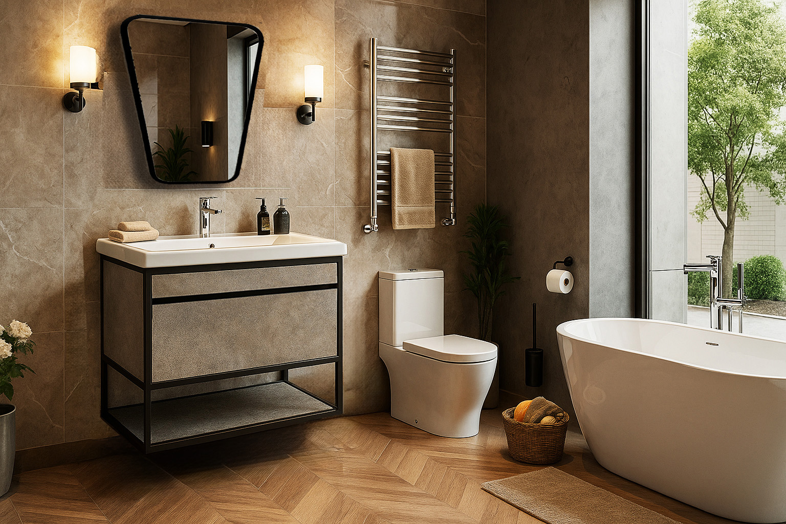 ΠΕΡΑΣΑ MeRafi K540 ΕΠΙΠΛΟ ΜΠΑΝΙΟΥ K540-NARCISO 80 cm ΣΕ ΑΠΟΧΡΩΣΗ ΣΚΟΥΡΟΥ ΤΣΙΜΕΝΤΟΥ ΜΕ ΡΑΦΙ - Image 1