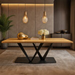 ΤΡΑΠΕΖΑΡΙΑ 2V ME ΔΡΥΙΝΗ ΕΠΙΦΑΝΕΙΑ  ΣΕ ΙΣΙΟ ΤΕΛΕΙΩΜΑ