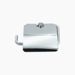 Χαρτοθήκη με καπάκι με φινίρισμα χρωμίου