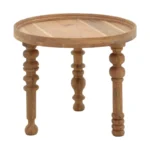 Τραπέζι σαλονιού Kelly σετ 2τεμ μασίφ ξύλο ακακίας φυσικό - Image 5