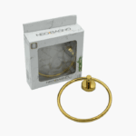 Κρεμάστρα πετσέτας κρίκος σε χρυσή απόχρωση - Image 2