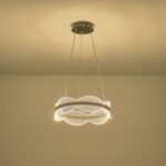 ΦΩΤΙΣΤΙΚΟ ΚΡΕΜΑΣΤΟ ΑΚΡΥΛΙΚΟ ΣΤΡΟΓΓΥΛΟ LED 48W 4320Lm 3000K Φ400X1200mm ΑΣΗΜΙ ARTE ILLUMINA TORINO - Image 3