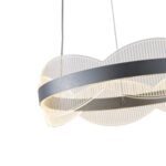 ΦΩΤΙΣΤΙΚΟ ΚΡΕΜΑΣΤΟ ΑΚΡΥΛΙΚΟ ΣΤΡΟΓΓΥΛΟ LED 48W 4320Lm 3000K Φ400X1200mm ΑΣΗΜΙ ARTE ILLUMINA TORINO - Image 4