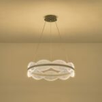 ΦΩΤΙΣΤΙΚΟ ΚΡΕΜΑΣΤΟ ΑΚΡΥΛΙΚΟ ΣΤΡΟΓΓΥΛΟ LED 60W 5400Lm 3000K Φ600X1200mm ΑΣΗΜΙ ARTE ILLUMINA TORINO - Image 3