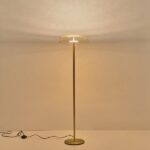 ΦΩΤΙΣΤΙΚΟ ΕΠΙΔΑΠΕΔΙΟ ΜΕΤΑΛΛΟ ΣΤΡΟΓΓΥΛΟ LED 9W 1080Lm 3000K Φ350X1320mm ΧΡΥΣΟ ARTE ILLUMINA PERFORATO - Image 3