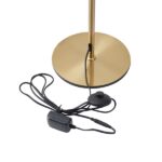 ΦΩΤΙΣΤΙΚΟ ΕΠΙΔΑΠΕΔΙΟ ΜΕΤΑΛΛΟ ΣΤΡΟΓΓΥΛΟ LED 9W 1080Lm 3000K Φ350X1320mm ΧΡΥΣΟ ARTE ILLUMINA PERFORATO - Image 5