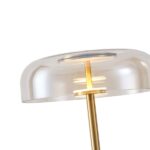 ΦΩΤΙΣΤΙΚΟ ΕΠΙΔΑΠΕΔΙΟ ΜΕΤΑΛΛΟ-ΓΥΑΛΙ LED 8W 960Lm 3000K Φ300X1352X90mm ΚΟΝΙΑΚ ARTE ILLUMINA LOBBY - Image 4