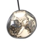 ΦΩΤΙΣΤΙΚΟ ΚΡΕΜΑΣΤΟ ΓΥΑΛΙ ΣΤΡΟΓΓΥΛΟ ΜΟΝΟΦΩΤΟ LED 6W 360Lm 3000K Φ300Χ1200mm ΑΣΗΜΙ ARTE ILLUMINA PICADILLY - Image 4