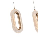 ΦΩΤΙΣΤΙΚΟ ΚΡΕΜΑΣΤΟ ΑΛΟΥΜΙΝΙΟ-ΑΚΡΥΛΙΚΟ 3ΦΩΤΟ LED 26W 2254Lm 3000K 570X1290mm POZ-ΧΡΥΣΟ ARTE ILLUMINA KRIKO - Image 4