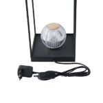 ΦΩΤΙΣΤΙΚΟ ΕΠΙΤΡΑΠΕΖΙΟ ΜΕΤΑΛΛΟ-ΠΛΑΣΤΙΚΟ LED 4W 100Lm 3000K 180X180X320mm ΜΑΥΡΟ ARTE ILLUMINA BOX) - Image 5