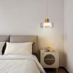 ΦΩΤΙΣΤΙΚΟ ΚΡΕΜΑΣΤΟ ΑΛΟΥΜΙΝΙΟ-ΜΕΤΑΛΛΟ-ΑΚΡΥΛΙΚΟ ΜΟΝΟΦΩΤΟ LED 8W 624Lm 3000K Φ200X1355mm ΜΠΡΟΝΖΕ-ΔΙΑΦΑΝΟ ARTE ILLUMINA NIMBUS - Image 3