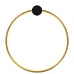 ΑΠΛΙΚΑ ΤΟΙΧΟΥ ΑΛΟΥΜΙΝΙΟ-ΣΙΛΙΚΟΝΗ ΣΤΡΟΓΓΥΛΗ LED 40W 5200Lm 3000K Φ1300X1385mm ΜΑΥΡΟ-ΜΠΡΟΝΖΕ ARTE ILLUMINA AERO