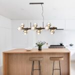 ΦΩΤΙΣΤΙΚΟ ΚΡΕΜΑΣΤΟ 12ΦΩΤΟ 12XE27 MAX 10W Φ1200X310X1200mm ΜΑΥΡΟ ΜΑΤ-SMOKE ΓΥΑΛΙ ARTE ILLUMINA PUFF - Image 3