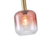 ΦΩΤΙΣΤΙΚΟ ΚΡΕΜΑΣΤΟ ΜΕΤΑΛΛΟ-ΓΥΑΛΙ ΜΟΝΟΦΩΤΟ 1XΕ27 MAX15W 200X210X1530mm ΚΕΧΡΙΜΠΑΡΙ ARTE ILLUMINA OMBRE - Image 4