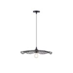 ΦΩΤΙΣΤΙΚΟ ΚΡΕΜΑΣΤΟ BAMBOO ΜΟΝΟΦΩΤΟ 1XE27 Max 15W Φ475X1160mm ΜΑΥΡΟ ARTE ILLUMINA CROSSLINE