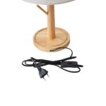 ΦΩΤΙΣΤΙΚΟ ΕΠΙΤΡΑΠΕΖΙΟ ΞΥΛΟ 1XE27 Max 15W Φ280X470mm ΛΕΥΚΟ ARTE ILLUMINA MADERA - Image 4