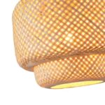 ΦΩΤΙΣΤΙΚΟ ΚΡΕΜΑΣΤΟ BAMBOO ΜΟΝΟΦΩΤΟ 1XE27 Max 15W Φ420X1510mm ΜΠΕΖ ARTE ILLUMINA AVRA - Image 2