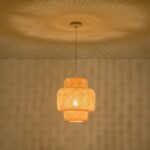 ΦΩΤΙΣΤΙΚΟ ΚΡΕΜΑΣΤΟ BAMBOO ΜΟΝΟΦΩΤΟ 1XE27 Max 15W Φ310X1480mm ΜΠΕΖ ARTE ILLUMINA AURA - Image 2