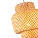 ΦΩΤΙΣΤΙΚΟ ΚΡΕΜΑΣΤΟ BAMBOO ΜΟΝΟΦΩΤΟ 1XE27 Max 15W Φ310X1480mm ΜΠΕΖ ARTE ILLUMINA AURA - Image 3