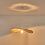 ΦΩΤΙΣΤΙΚΟ ΚΡΕΜΑΣΤΟ BAMBOO ΜΟΝΟΦΩΤΟ 1XE27 Max 15W Φ700X1400mm ΜΠΕΖ ARTE ILLUMINA OASIS - Image 2