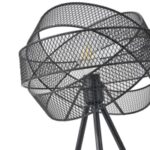 ΦΩΤΙΣΤΙΚΟ ΕΠΙΤΡΑΠΕΖΙΟ ΜΕΤΑΛΛΟ 1XE27 Max 15W Φ300X470mm ΜΑΥΡΟ ARTE ILLUMINA OGGI - Image 4