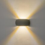 ΑΠΛΙΚΑ ΤΟΙΧΟΥ ΤΣΙΜΕΝΤΟ LED 5W 450Lm 3000K 270X130X140mm ΓΚΡΙ ARTE ILLUMINA CALCO - Image 3