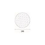 ΑΠΛΙΚΑ ΤΟΙΧΟΥ ΤΣΙΜΕΝΤΟ-ΜΕΤΑΛΛΟ LED 5W 600Lm 3000K Φ240mm ΛΕΥΚΟ ARTE ILLUMINA SALPICO - Image 6