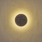 ΑΠΛΙΚΑ ΤΟΙΧΟΥ ΤΣΙΜΕΝΤΟ-ΜΕΤΑΛΛΟ LED 5W 600Lm 3000K Φ240mm ΓΚΡΙ ARTE ILLUMINA SALPICO - Image 3