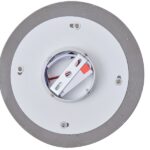 ΑΠΛΙΚΑ ΤΟΙΧΟΥ ΤΣΙΜΕΝΤΟ-ΜΕΤΑΛΛΟ LED 5W 600Lm 3000K Φ240mm ΓΚΡΙ ARTE ILLUMINA SALPICO - Image 5
