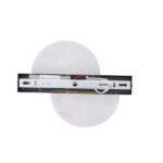 ΑΠΛΙΚΑ ΤΟΙΧΟΥ ΑΛΟΥΜΙΝΙΟ-ΑΚΡΥΛΙΚΟ LED 6W 312Lm 3000K 195X45X250mm ΜΑΥΡO ARTE ILLUMINA ERATO - Image 5