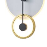 ΦΩΤΙΣΤΙΚΟ TOIXOY ΜΕΤΑΛΛΟ-ΠΛΑΣΤΙΚΟ LED 16W 1000Lm 3000K 68X280X400mm ΧΡΥΣΟ ARTE ILLUMINA O CLOCK - Image 4