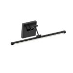 ΦΩΤΙΣΤΙΚΟ ΜΠΑΝΙΟΥ ΜΕΤΑΛΛΟ-ΑΛΟΥΜΙΝΙΟ-ΠΛΑΣΤΙΚΟ LED 14W 1260Lm 3CCT(3000-4000-6000K) 600X150mm IP44 ΜΑΥΡΟ ARTE ILLUMINA AURA