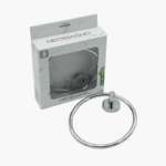 Κρεμάστρα πετσέτας κρίκος σε απόχρωση χρωμίου - Image 2