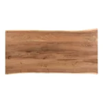 Τραπέζι Slim μασίφ ξύλο ακακίας καρυδί-πόδι μαύρο 200x100x75.6εκ - Image 5