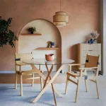 Πολυθρόνα Olivier ξύλο οξιάς φυσικό μαύρο-έδρα φυσικό σχοινί 62x60x85εκ - Image 3