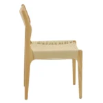 Καρέκλα Martina ξύλο οξιάς φυσικό-έδρα φυσικό σχοινί 46x49x81εκ - Image 4