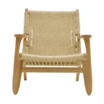 Πολυθρόνα Chiara ξύλο οξιάς φυσικό-έδρα φυσικό σχοινί 70x68x75εκ - Image 5