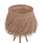 Επιτραπέζιο φωτιστικό Herfo Ε27 ρατάν σε φυσική απόχρωση Φ30x58.8εκ - Image 4