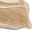 Μαξιλάρι Foliens φυσικό-εκρού 100% γιούτα 45x45x2.5εκ - Image 4