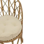Πολυθρόνα Rostan φυσικό rattan με μαξιλάρι 51x50x80εκ - Image 8