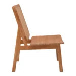 Πολυθρόνα Viborg φυσικό teak ξύλο-φυσικό rattan 60x75x87εκ - Image 6