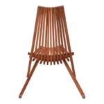 Πολυθρόνα Phoenox πτυσσόμενη φυσικό teak ξύλο 65x90x87εκ - Image 8